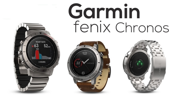 Garmin lance son premier smartwatch de luxe, les Chronos Fenix