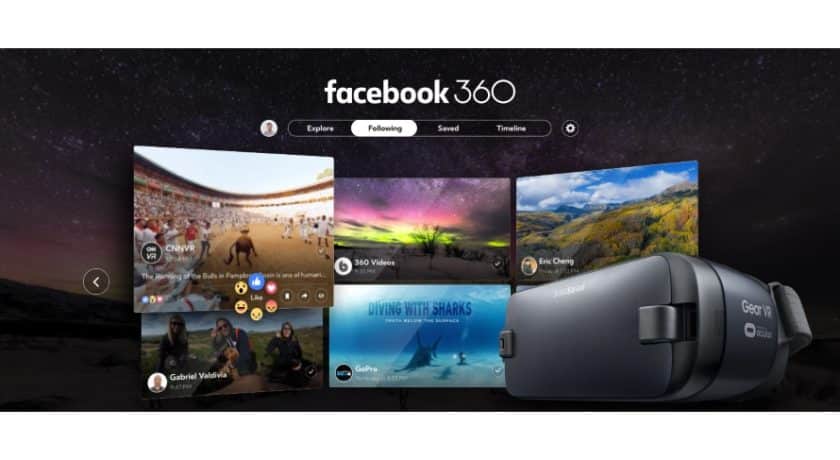 Facebook lance une application réalité virtuelle, Facebook 360