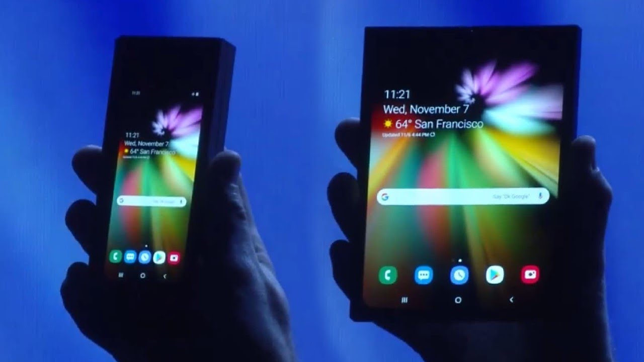 Samsung dévoile son premier prototype de smartphone pliable