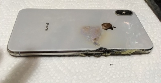 La toute première explosion d’un iPhone XS Max aux États-Unis