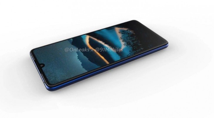 Huawei P30 Pro rendu montre une configuration étrange de la caméra