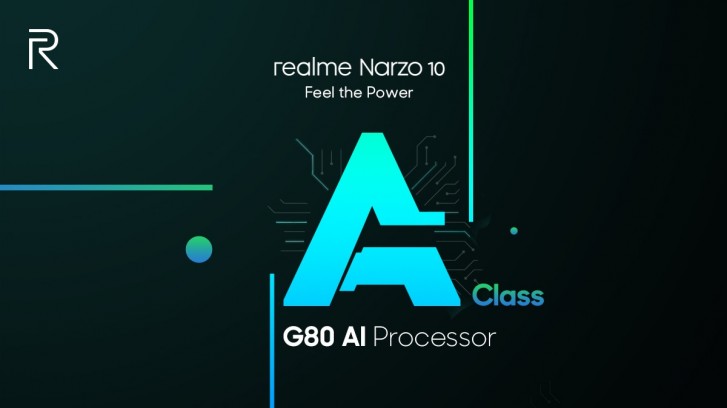 Realme Narzo 10 a été officiellement confirmé pour embarquer l’Helio G80 SoC