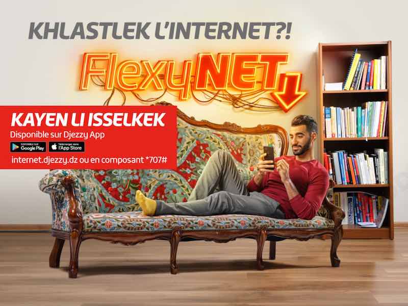 Djezzy FlexyNET : Partagez Votre Volume Internet avec Vos Proches