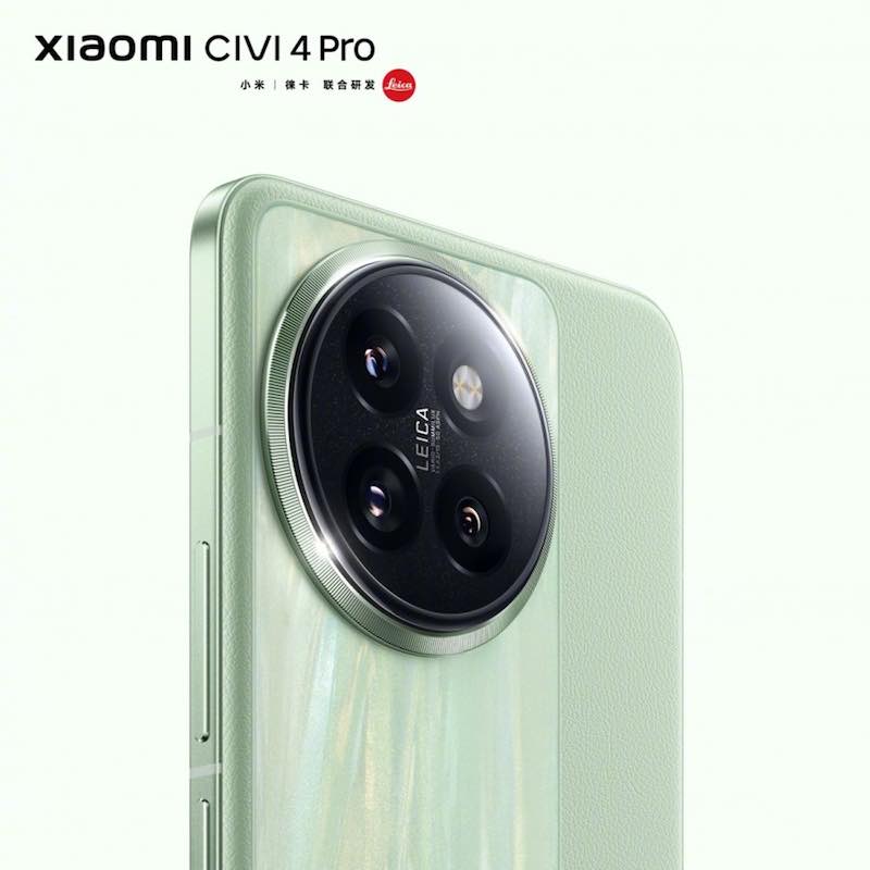 Xiaomi Civi 4 Pro : design, caractéristiques principales et date officielle révélés