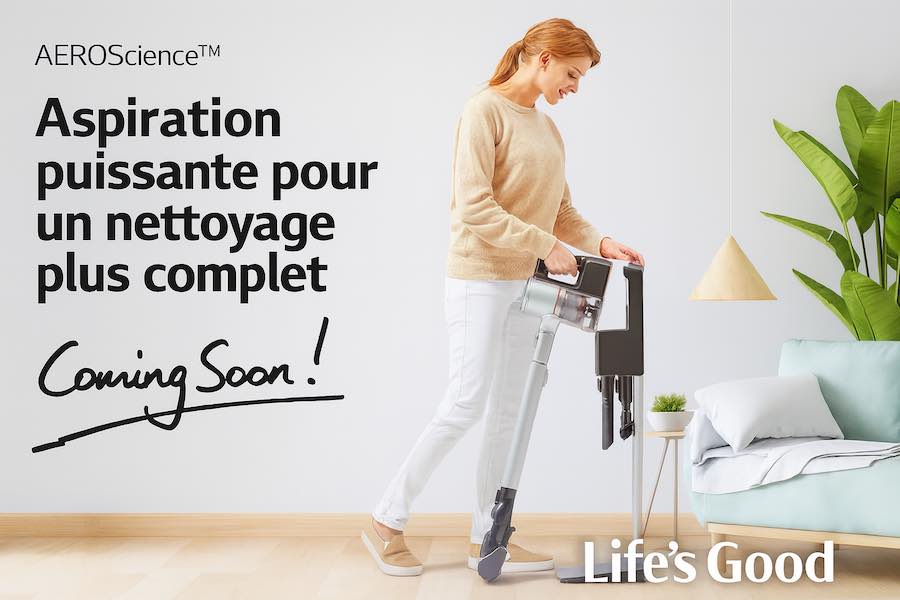 L’aspirateur LG sans fil, bientôt disponible en Algérie