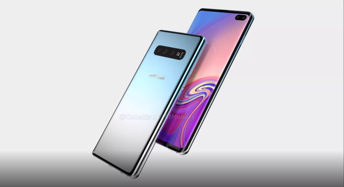 Galaxy S10+ a un menton comparable à celui de l’iPhone X, plus petit que celui du Mate 20 Pro