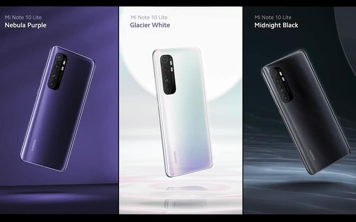 Xiaomi Mi Note 10 Lite reçoit actuellement Android 11