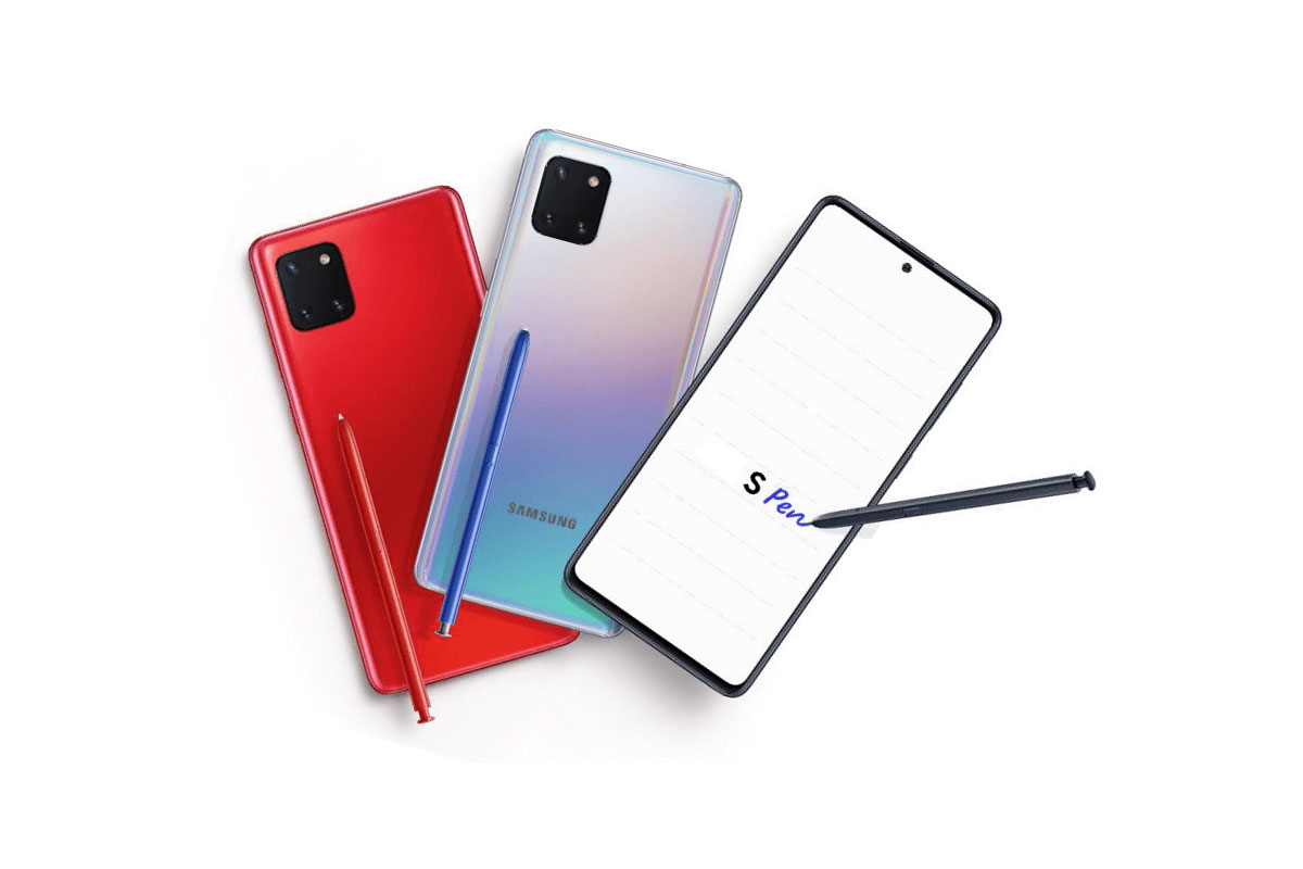 Le Samsung Galaxy Note10 Lite reçoit One UI 3.1 avec le patch de sécurité de mars