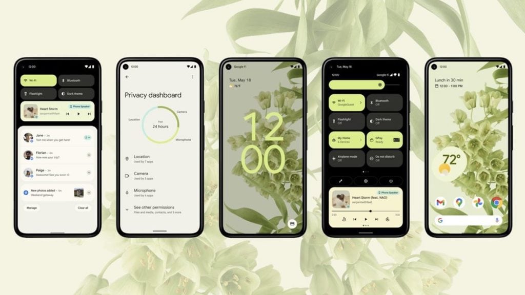 Android 12 arrive en phase bêta et présente un énorme changement de design