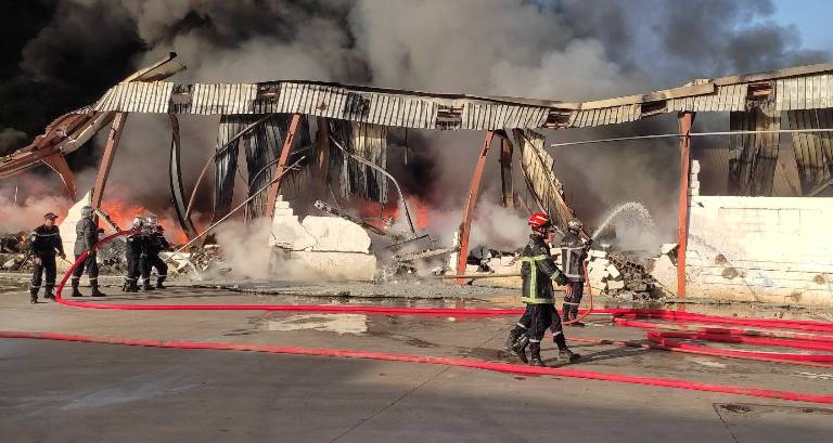 Une explosion suivie d’un incendie à l’usine RAYLAN