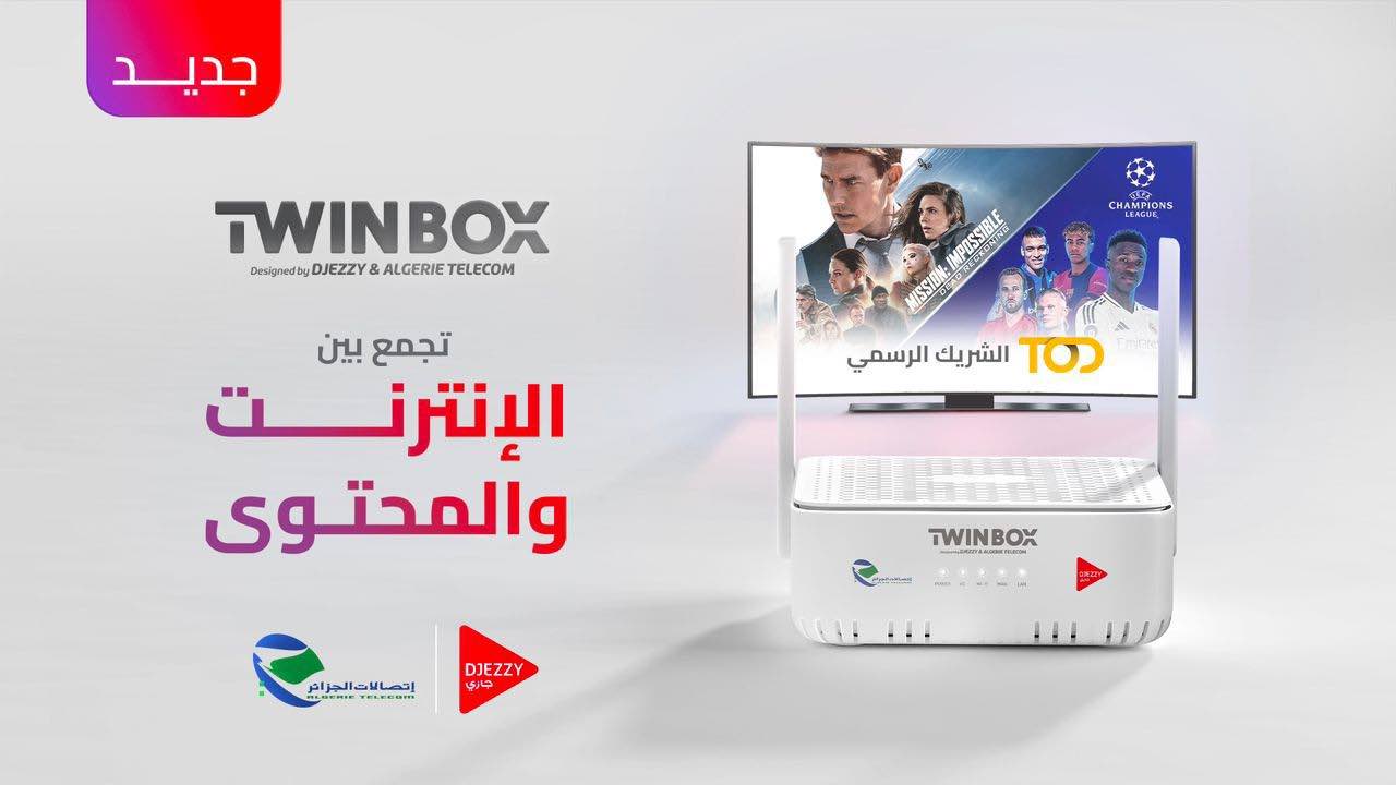 Djezzy et Algérie Télécom lancent « TWINBOX », la première solution All-in-One pour une expérience multimédia enrichie